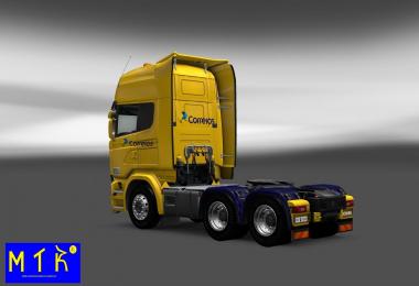Scania Streamline-Volvo FH16 Classic Correios New