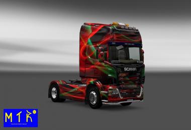 Skin Scania Red Effect