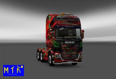 Skin Scania Red Effect