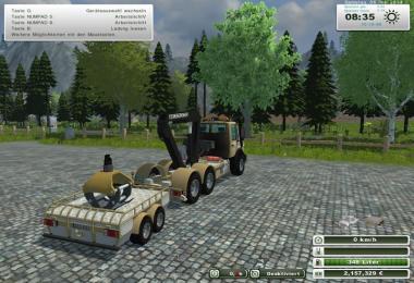 Unimog crane devices Trailer v1.0