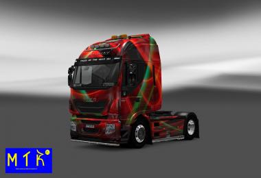 Volvo FH 2012-Iveco Hi Way Red Effect Skin