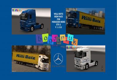 Willi Betz Skin Pack Mercedes-Benz MP3