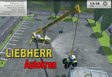Autokran Liebherr inkl. Hebegestell 1.0