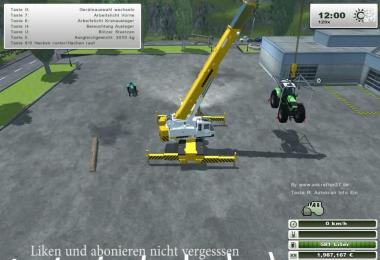 Autokran Liebherr inkl. Hebegestell 1.0