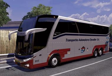 Bus G7 1600 LD 6x2 & Skinpack v1.12.1