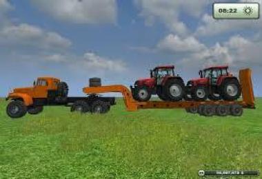 KrAZ 255 and CzMZAP 9990 v1.0 [MP]