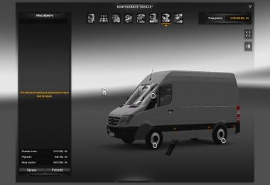 Mercedes Benz Sprinter + Trailer v1