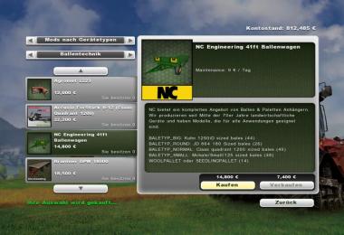 NC Engineering 41ft bale trailer v1.1 Spudsbox
