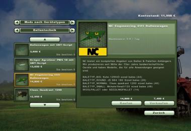 NC Engineering 41ft bale trailer v1.1 Spudsbox