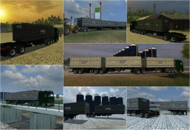 Randon BiTrem grain semi trailers v1.0