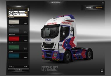 Skin Iveco HiWay police 1.10.1