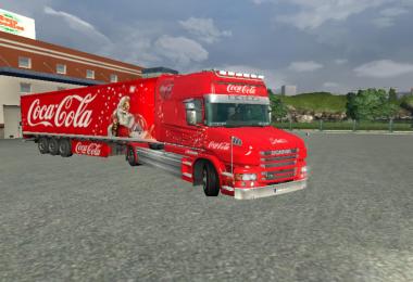 Coca Cola Weihanchtstruck with Trailer by GermanLKW 1.14x