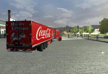 Coca Cola Weihanchtstruck with Trailer by GermanLKW 1.14x