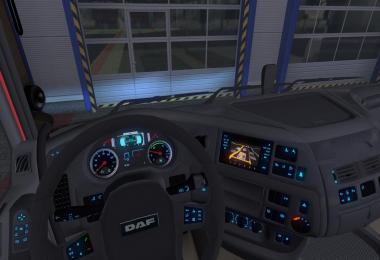 Daf XF Euro 6 interior NaOm blue 1.14.xx