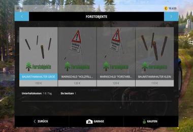 Forestry objects v1.0