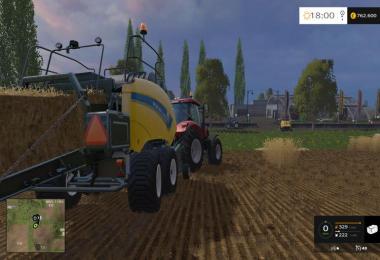 New Holland balers with realistic filling volume v1.0