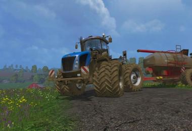 New Holland T9560 changing tires v1.0