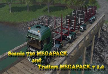 Scania 730 and Trailers v1.0