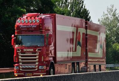 Scania R500 Fleurs + Trailer