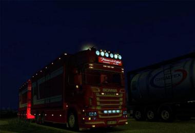 Scania R500 Fleurs + Trailer