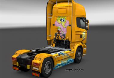 Scania Streamline Spongebob Skin 1.14.XX