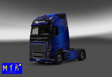 Skin Volvo FH 2012 Fantastic Blue