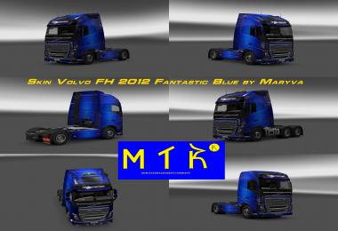 Skin Volvo FH 2012 Fantastic Blue