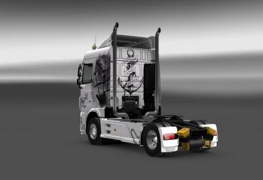 DAF XF Euro 6 Ship Skin with Tuning Mod