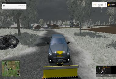 Dodge pickup with snowplow v2