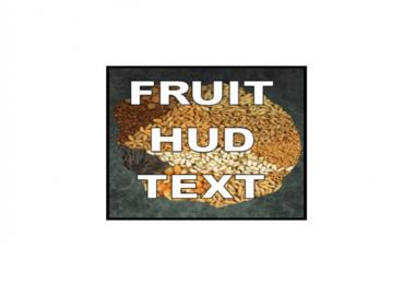 Fruit Hud text v1.3