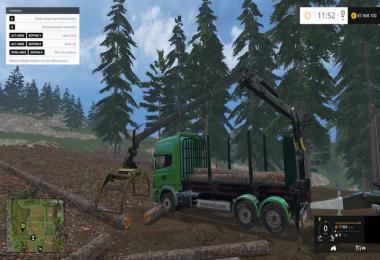 Scania R730 forest and trailer v1.2