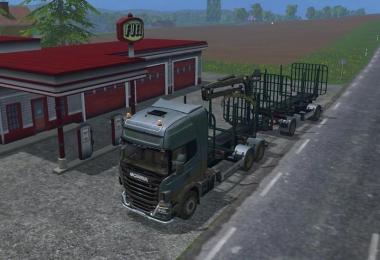 Scania R730 forest and trailer v1.2