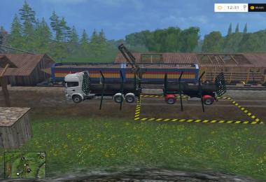 Scania R730 forest and trailer v1.2