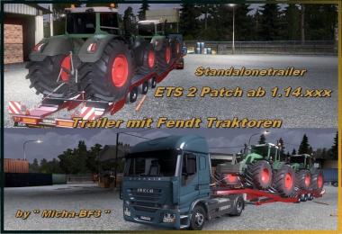 Trailer with Fendt Tractors v1.14