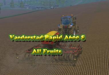Vaederstad Rapid A600 S All Fruits v1.0