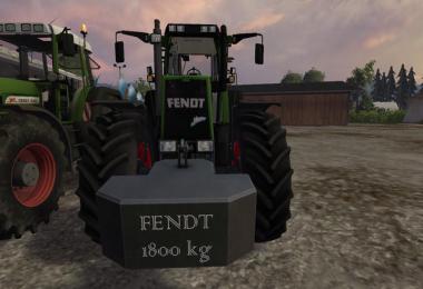 1800Kg Fendt Weight v1.0