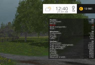 Animal Water HUD v1.3