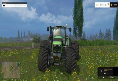 Deutz Fahr 7250 Dynamic Rear Twin Wheels v1.0