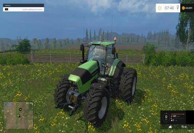 Deutz Fahr 7250 Dynamic Rear Twin Wheels v1.0