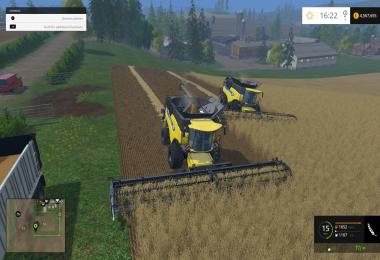 Dynamic front wheeled New Holland CR1090 Combines v1.3 Final