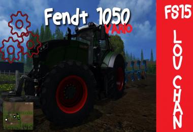 Fendt 1050 with gearbox and real sound fixed v1.2