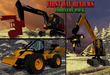 First Day Reviews - Forestry Pack (Skidder, Loader, Buncher) v1.0