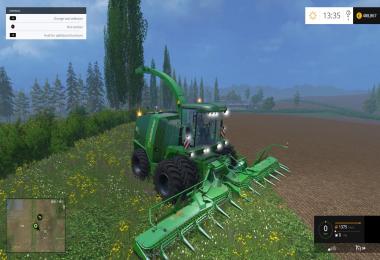 Krone BigX11 with Dynamic twin fronts whels pack v1.0