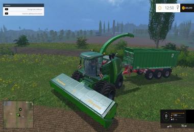 Krone BigX11 with Dynamic twin fronts whels pack v1.0