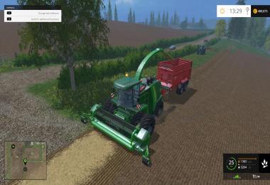 Krone BigX11 with Dynamic twin fronts whels pack v1.0