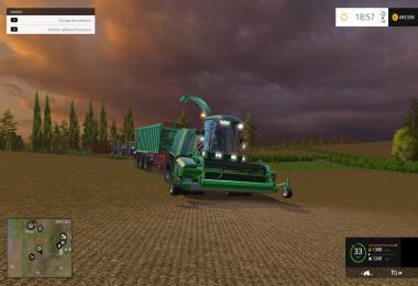 Krone BigX11 with Dynamic twin fronts whels pack v1.0