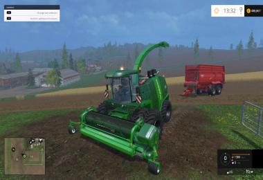 Krone BigX11 with Dynamic twin fronts whels pack v1.0