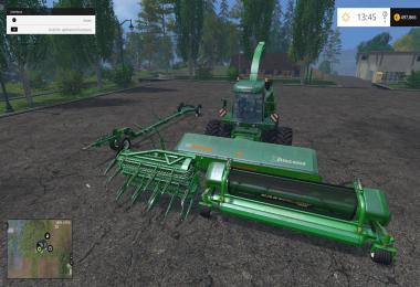 Krone BigX11 with Dynamic twin fronts whels pack v1.0