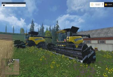 New Holland CR1090 Dynamic Front Single Wide Wheels V1.0