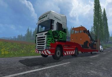 Scania R560 + Goldhofer Stobart Transport